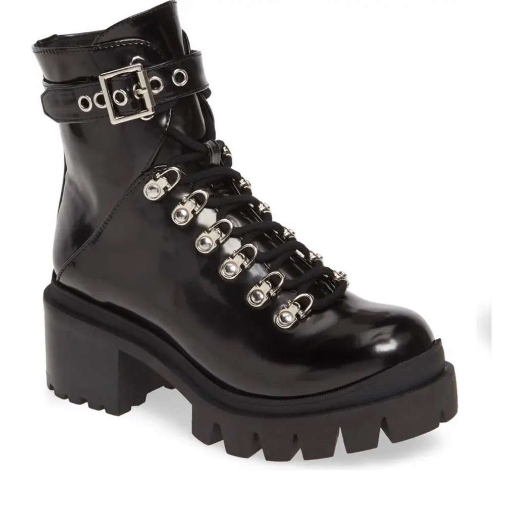 Jeffrey Campbell platform Czech boots